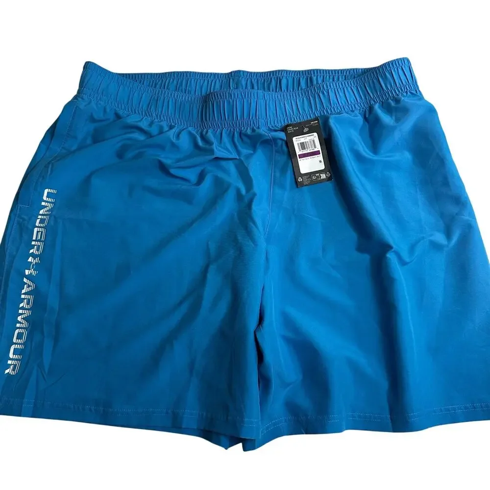 2XL UNDER ARMOUR BLUE MENS SHORTS NWT